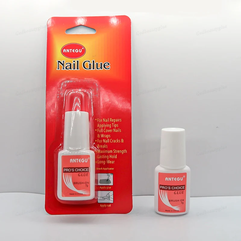 Antegu 7g Fast Drying Liquid Nail Glue Long Lasting with Quick 3-5 Seconds Drying Time for Nail Art Salon Wholesale
