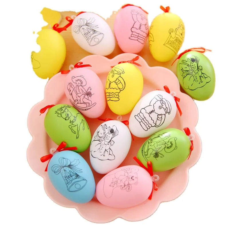 Easter egg  DIY Game Gift Easter Bunny Decoration Rabbit Egg Home Door Wall Decoration