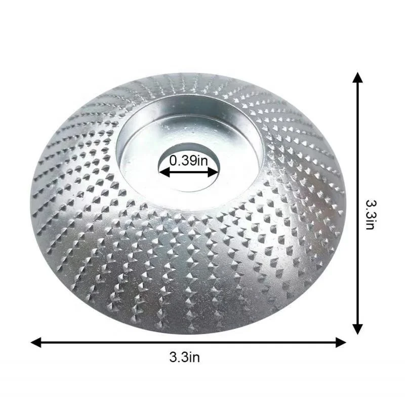 100*22mm Wood Grinding Wheel  wood carving disc Sanding Abrasive tool 5/8inch Bore