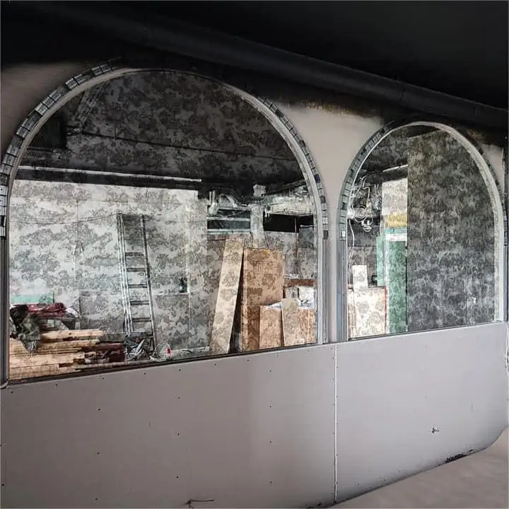 Decorative large wall mirror process mirror antique mirror glass decorative glass big sheet