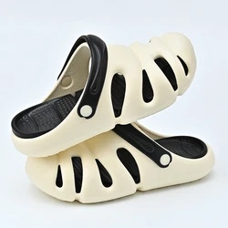 Crocs for men Beach leisure ant-collision sandals unisex outdoor summer soft black shoes women fashion garden slippers EVA clogs
