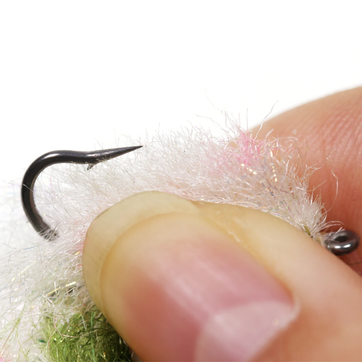 Finesse Changer Articulated Fish Spine Fly Trout Streamer Fishing Fly Lures Double Hook Saltwater Fishing Game Changer