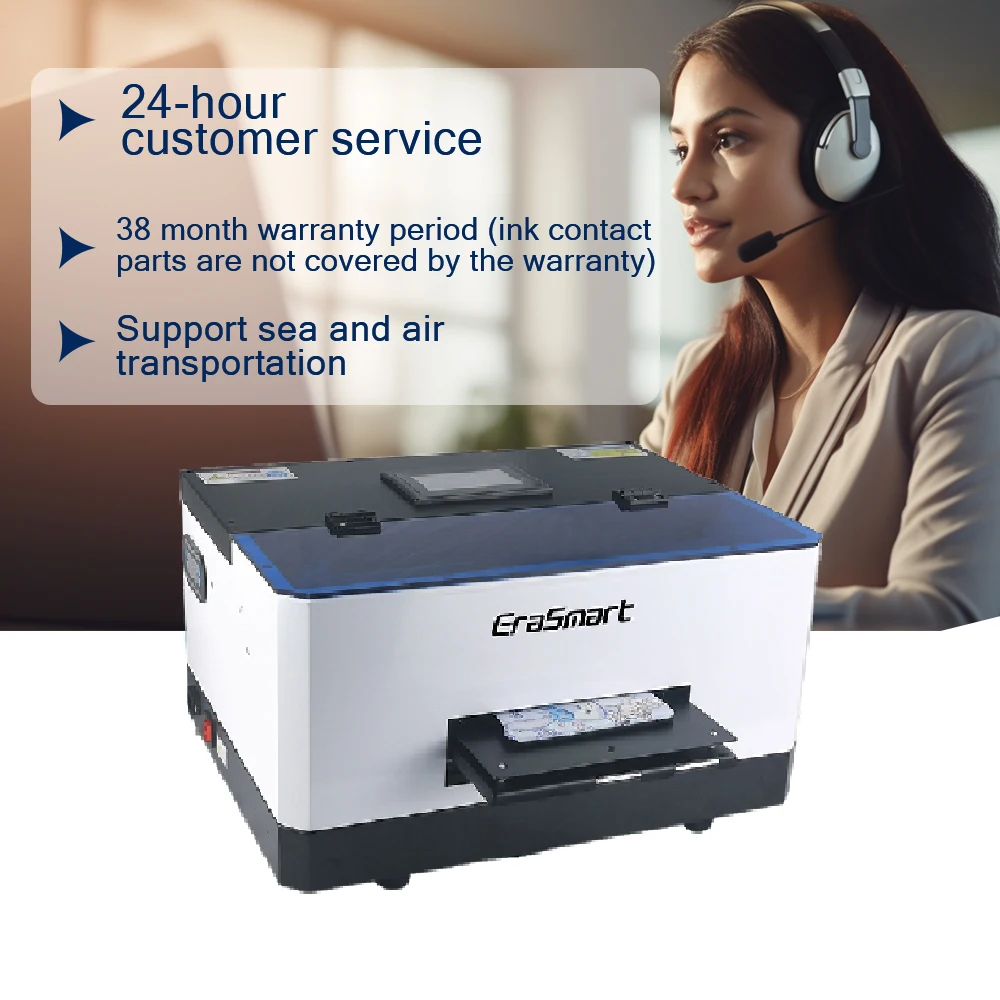 Erasmart L800 Print Head A5 Uv Printer Printing Machine Hone Case for Small Business