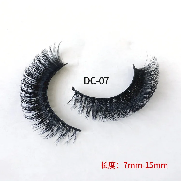 High quality New trend vegan silk plant fiber Lashes 3D faux Mink eyelash Private Label Fast Delivery Russian Strip Eyelashes