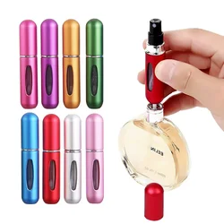 5ml Portable Mini Refillable Perfume Bottle With Spray Scent Pump Empty Cosmetic Containers Spray Atomizer Bottle For Travel New