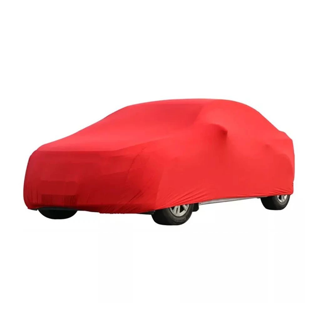 Hot sales outdoor indoor waterproof snowproof durable solid protective car cover, custom and printed logo provided