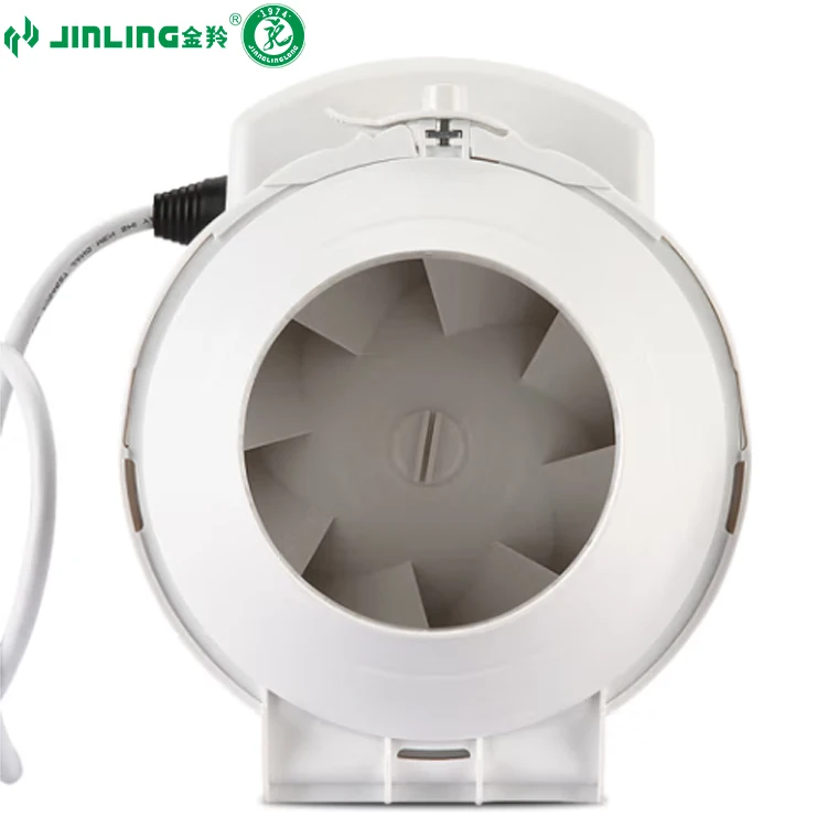 High Power Inline Duct ventilation fan Full Plastic Air Flow Ventilation Industrial Axial Exhaust Fan