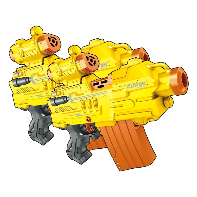 Outdoor Game Electric Toys Plastic Foam Bullet Toy Air Gun Soft Bullet Blaster Gun With Dart Bullets For Kids