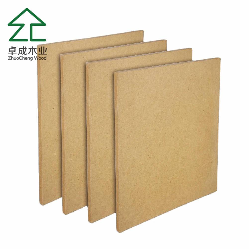 3mm 8mm 9mm 18mm MDF Board from Chinese manufacture Wood Fiber Fiberboards MDF laminate flooring office furniture office table