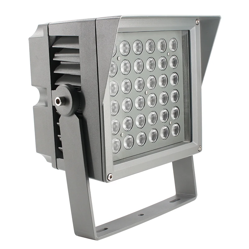 Сценическая точечная лампа, светодиодный прожектор для корпуса Dmx 512 Rgb, уличный светодиодный прожектор IP65 36 Вт для наружного строительства