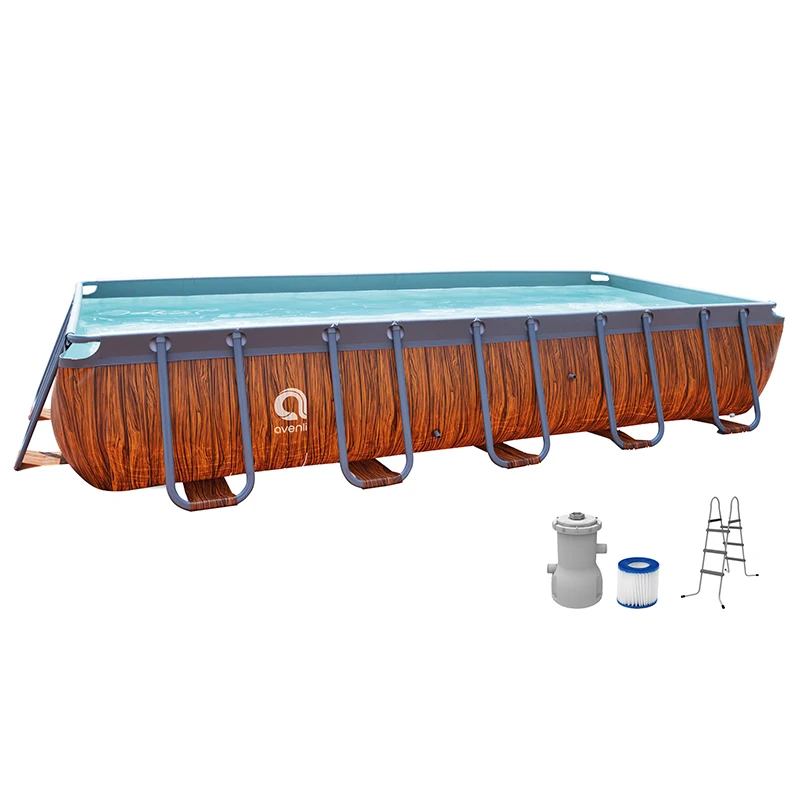 Jilong Avenli Rectangular Steel Frame Pool liner 5.4m*2.5m*1.0m Garden leisure Frame steel pool swimming pool