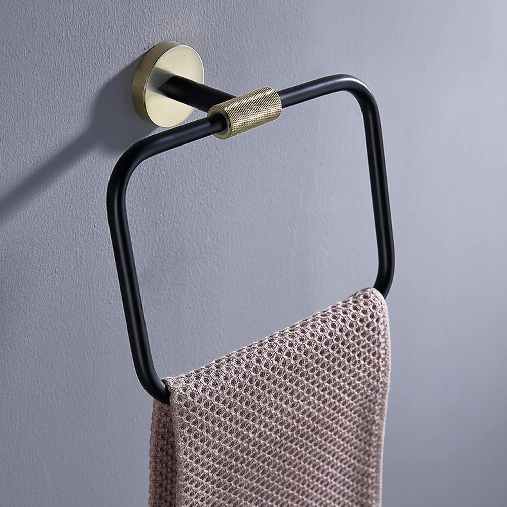 304 из нержавеющей стали Роскошная подвеска черного золота для ванной