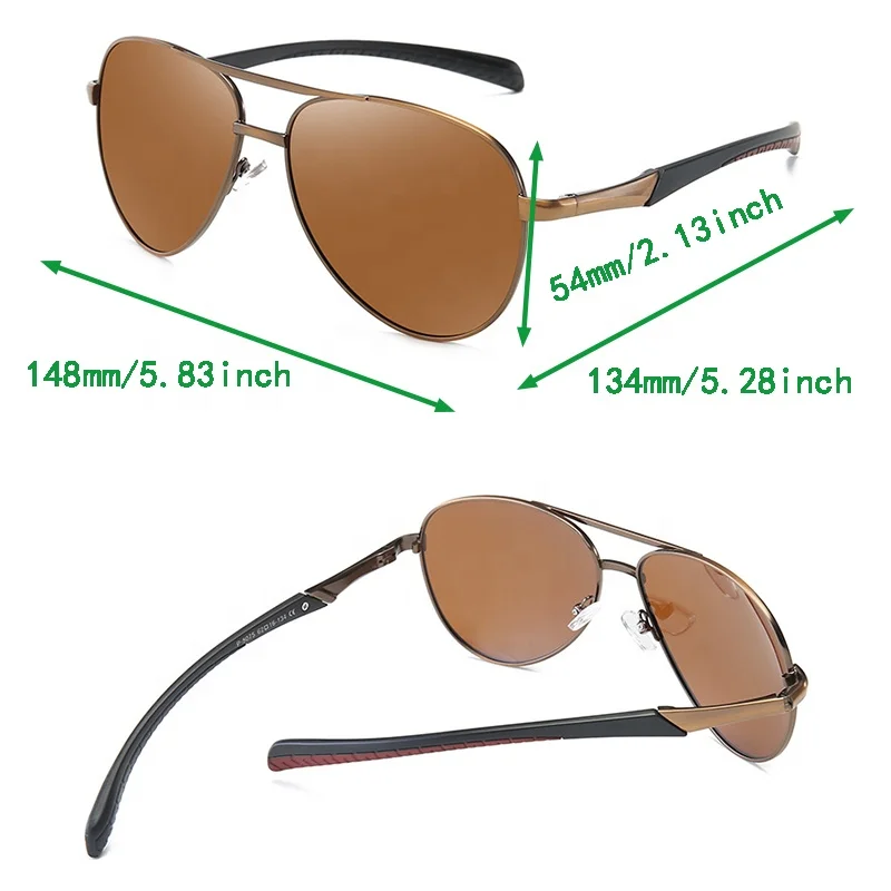2024 New Arrival Sunglasses For Men Stylish Sun Glasses Polarized Classic TAC Polarized Lenses Mercury Lens High Quality