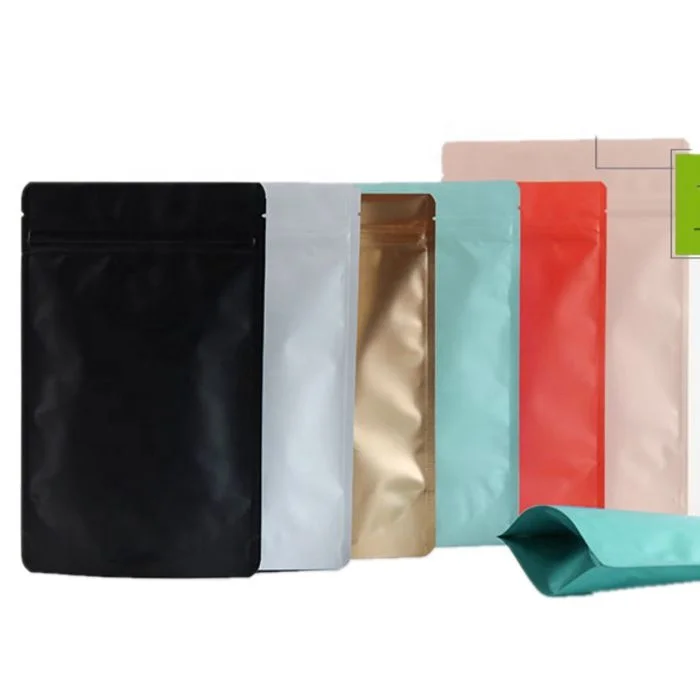 Customized stand up pouches powder packaging DETOX tea bags zip lock mylar bag