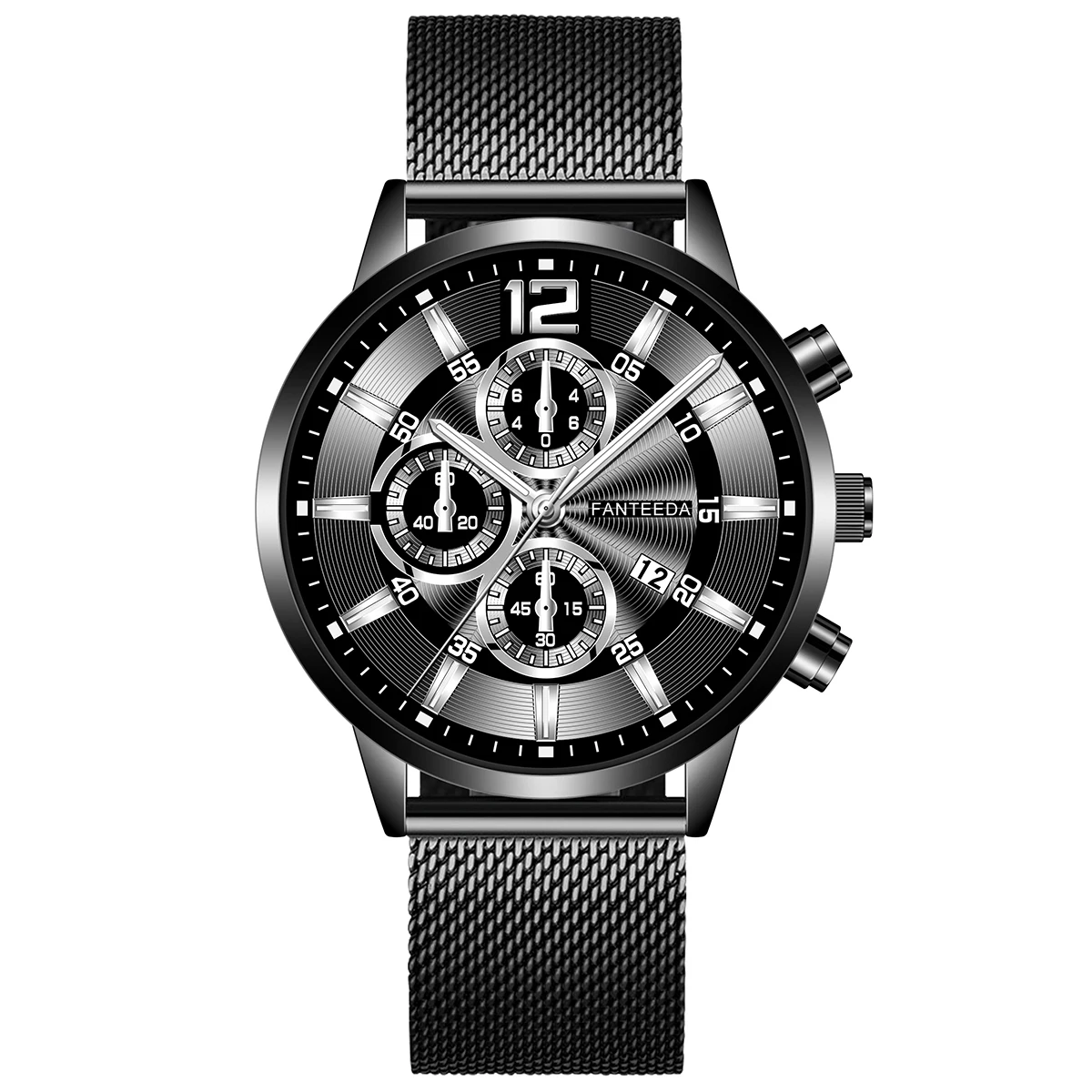 4297 Watch Men Custom Ultra-Thin Business Men Watches Quartz Stainless Steel Band Silver Sport Wrist Watch