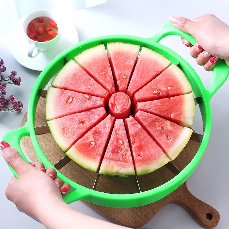 kitchenware cuts 12 uniform slices suitable for all styles watermelon cutting tools or other fruit