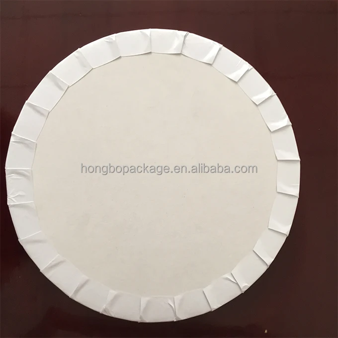 Wholesale Price High Quality White Corrugated Board Ring Cake Drum Board