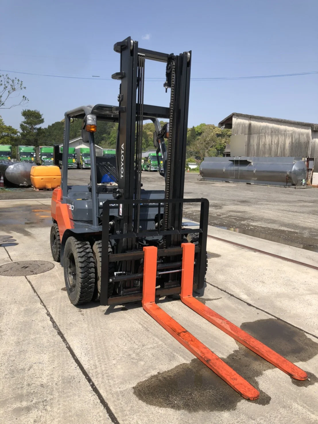 toyota30 original Japan brand forklift Used Japanese forklift 3ton warehouse pallet lifting truck used forklift good price