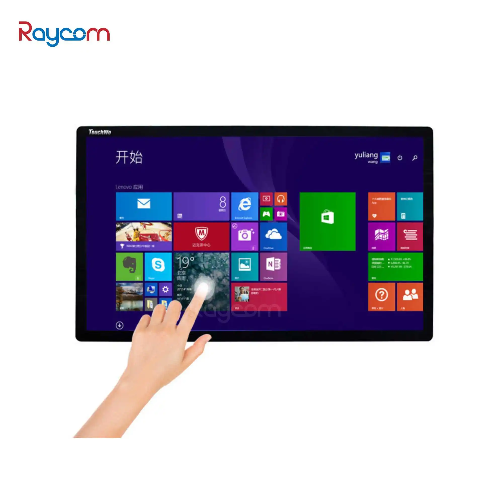 Raycom Wholesale 19Inch Industrial Lcd Touchscreen Display Touch Screen Monitor All In One Pc Monitors With Android Window Linux