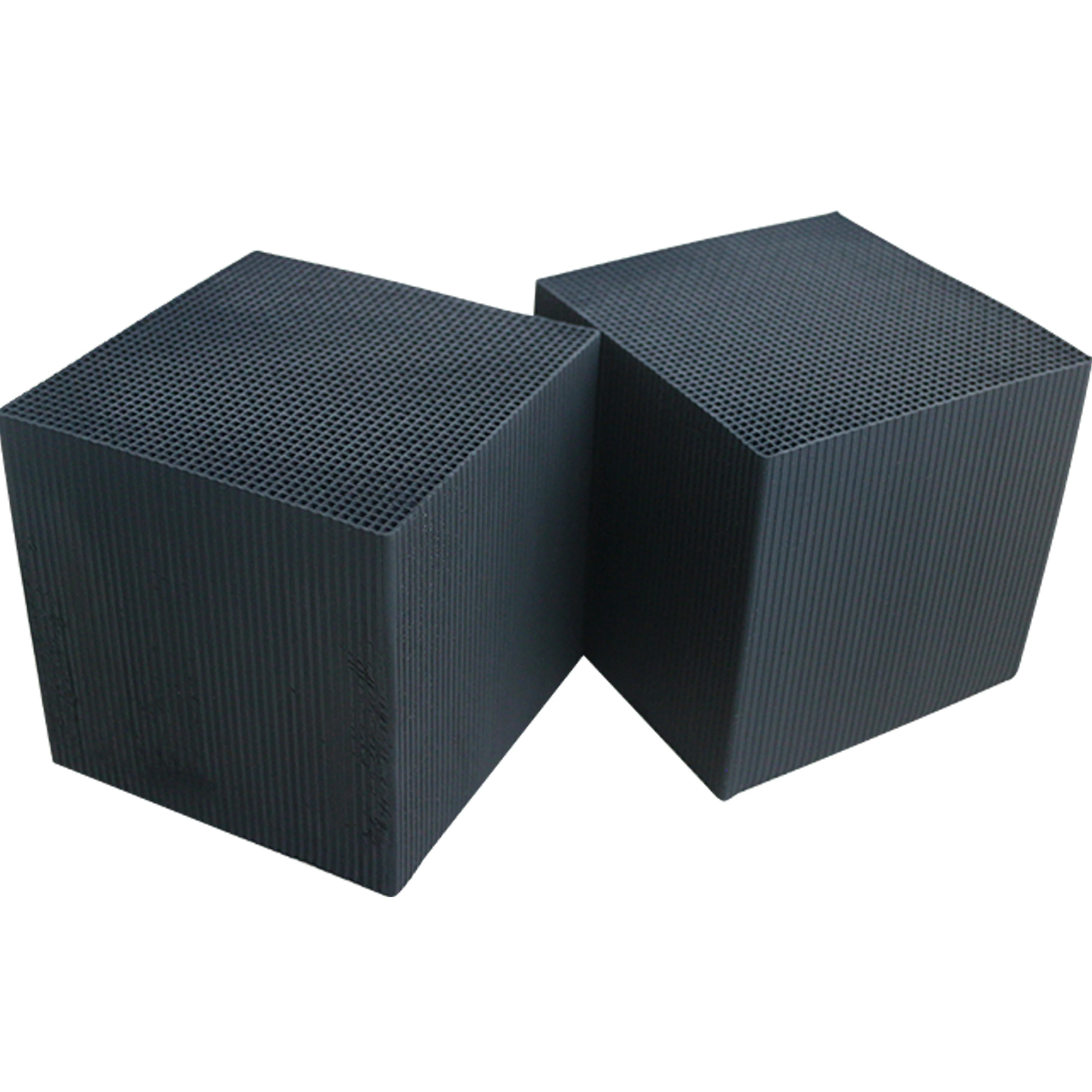 
high efficient air gas treatment cube honeycomb activated charcoal carbon 