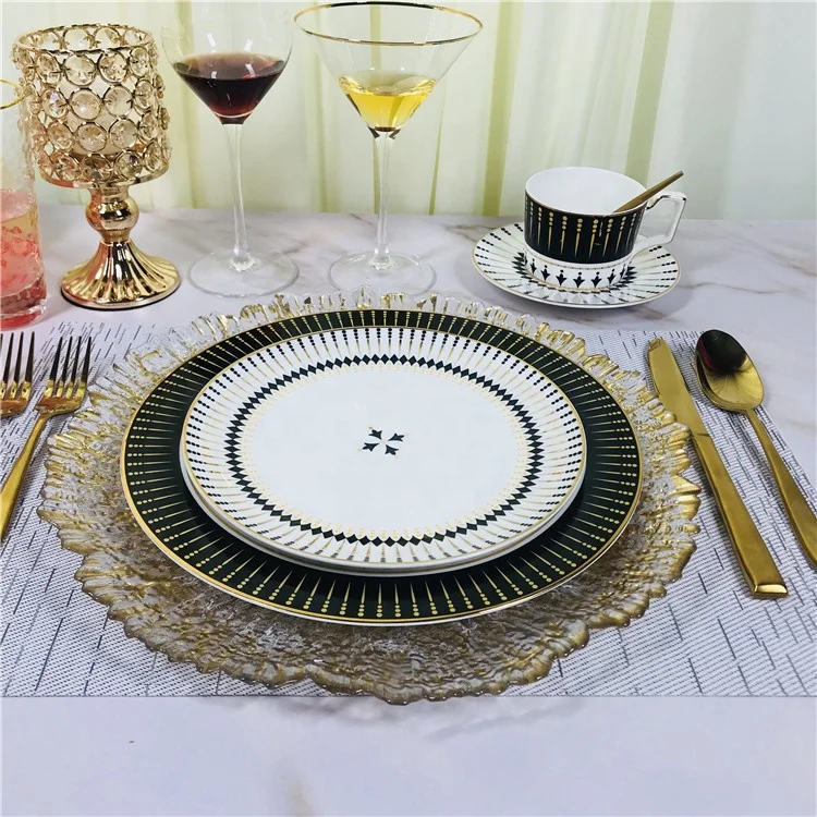 Fine bone china diner set ceramic crokery sets dinnerware