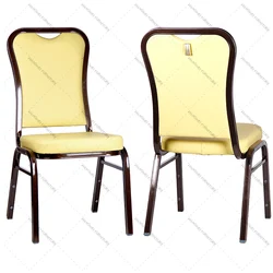 Foshan Hangmei wholesale banquet chair stackable metal hotel chair restaurant chair