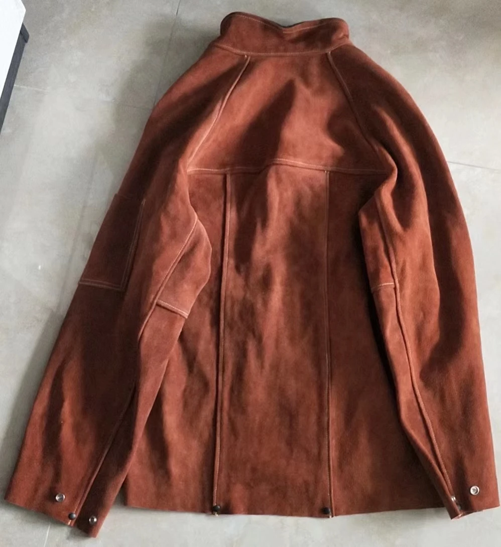 Welding Dresses Welding Clothing, Different Sizes Cow Split Leather Safety Clothing Wholesale Safety Protective Clothing