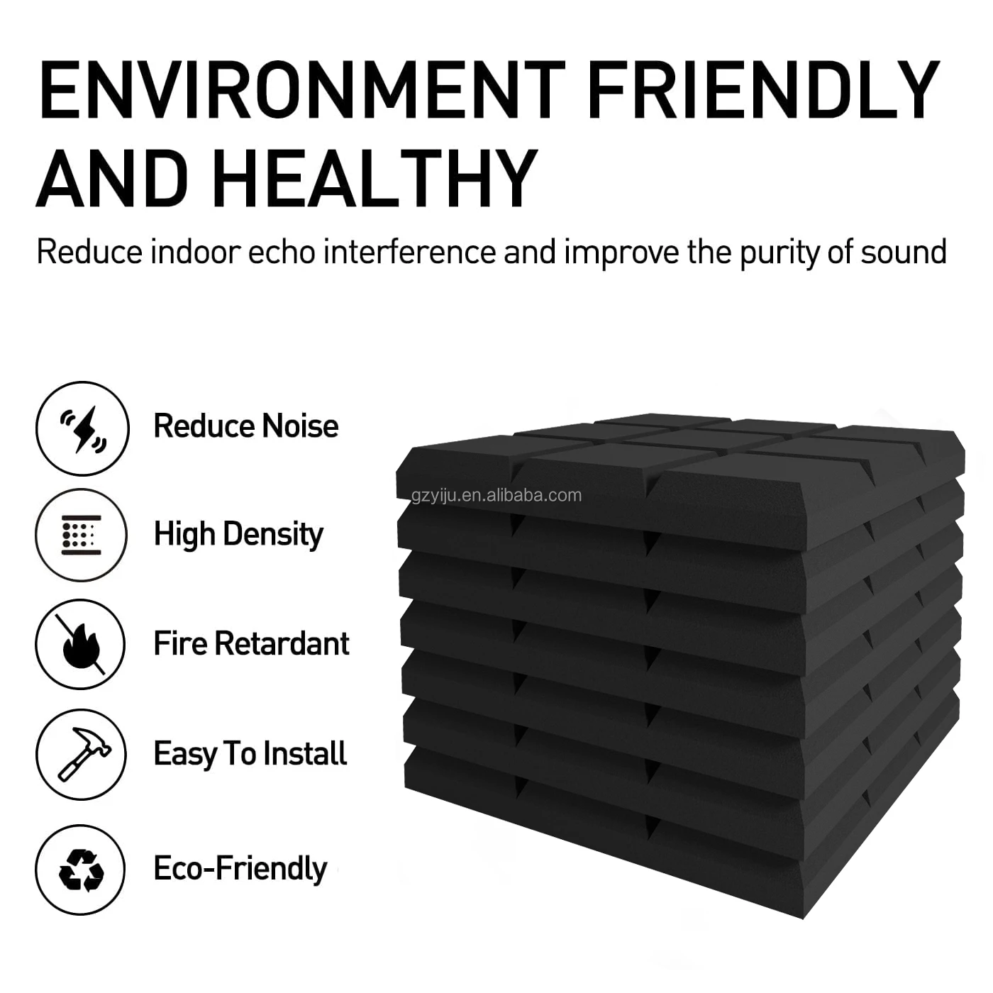Wholesale Price Acoustic Panels Sound Proof Padding Acoustical Wall Panels Studio Foam Soundproof