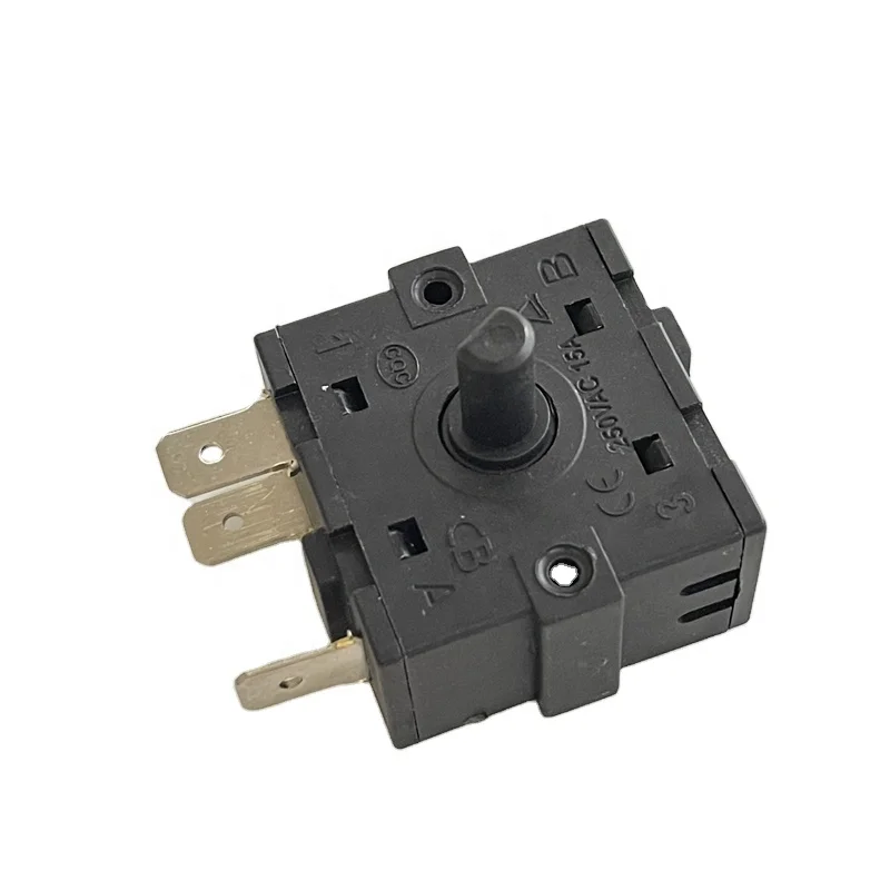 16 А поворотный переключатель 250 В t125 квадратный мини SC725 для кофеварки и духовки