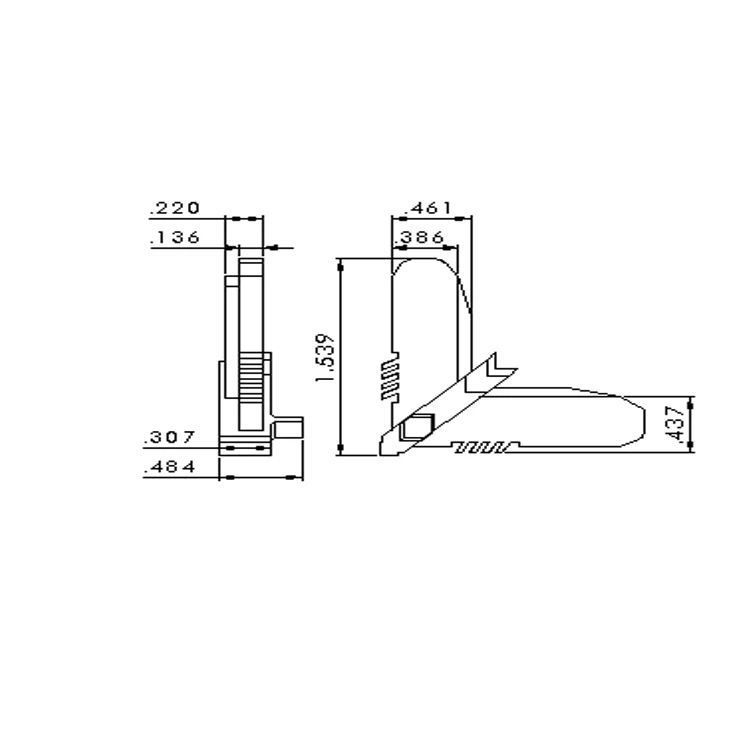 American Style Window Accessories Plastic Screen Corner Joint 10385