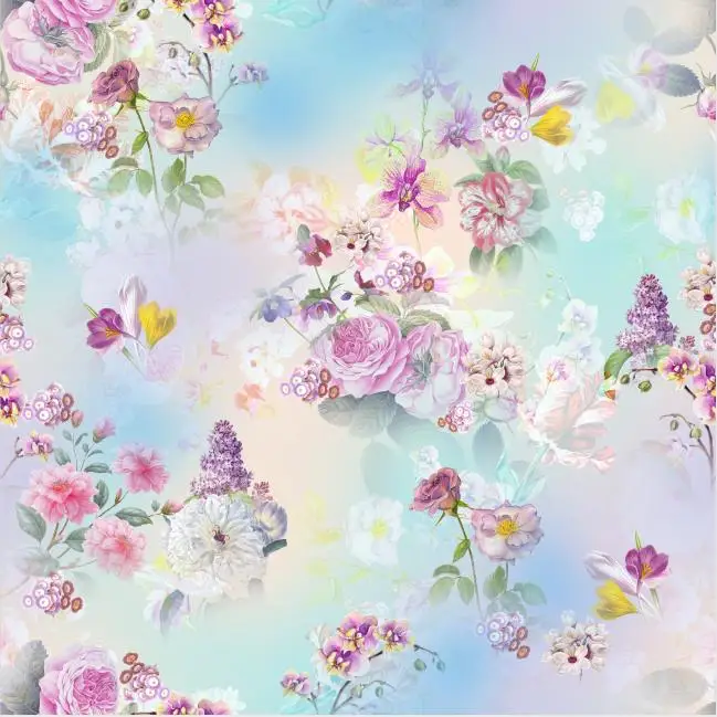 Hot Sale 75D Polyester Chiffon Fabric for Women Lightweight Printed Material for Summer Clothing for Upholstery Toys Cheap Price