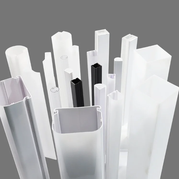 Transparent PC PVC Plastic Lamp Shade Diffuser Lampshade Profile Polycarbonate Extrude Cover for LED Lamp Shades Lighting