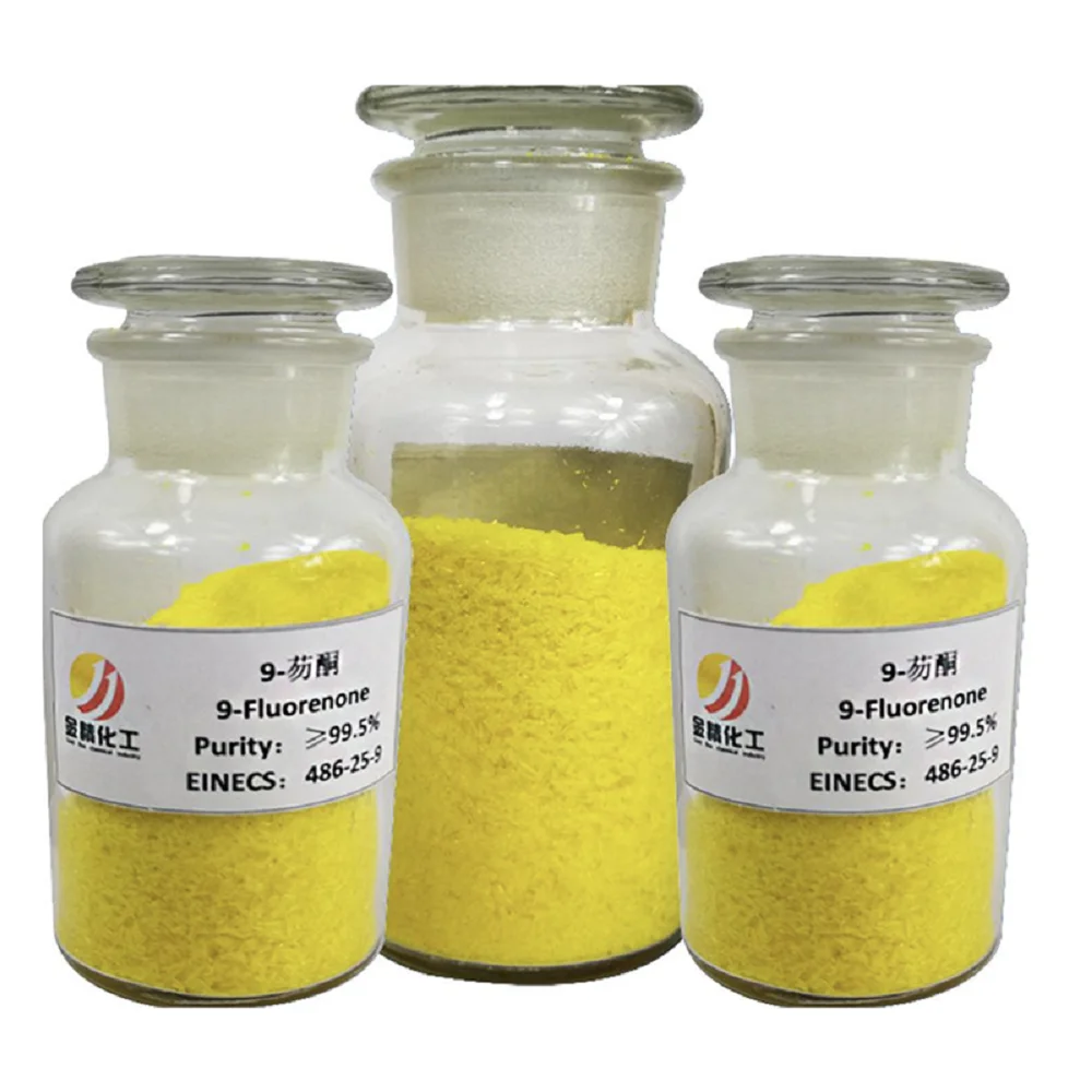 2021 0.99 Powder Yellow  Factory Price Sell 486-25-9 9-fluorenone