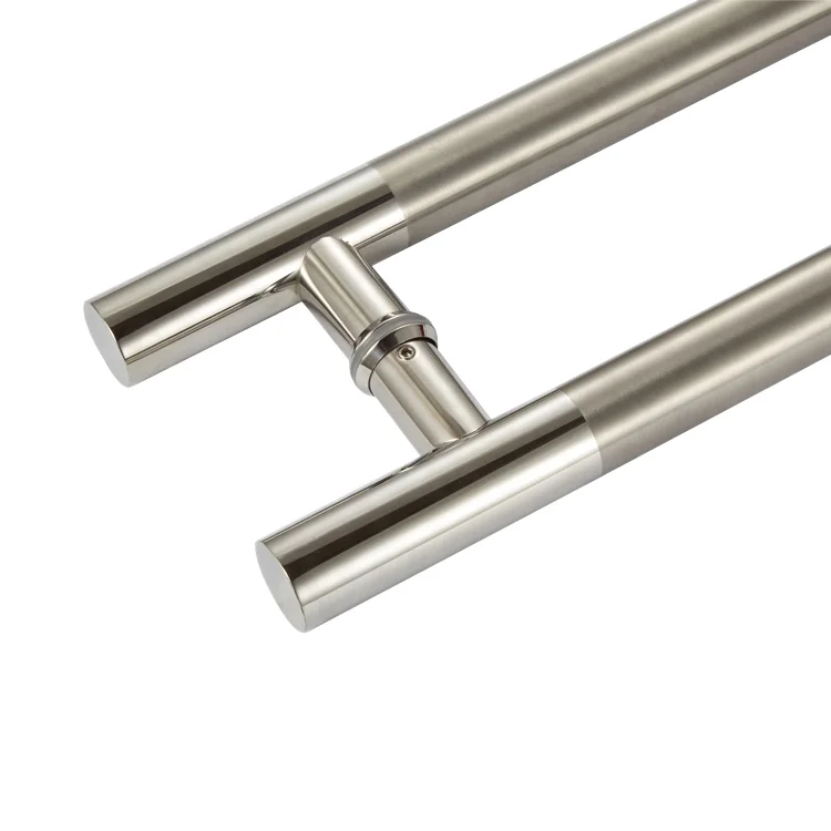Hot Sale Modern H Type Stainless Steel 304 Pull Handle OEM Door Handle for Glass or Commercial Gate for Hotels and Windows