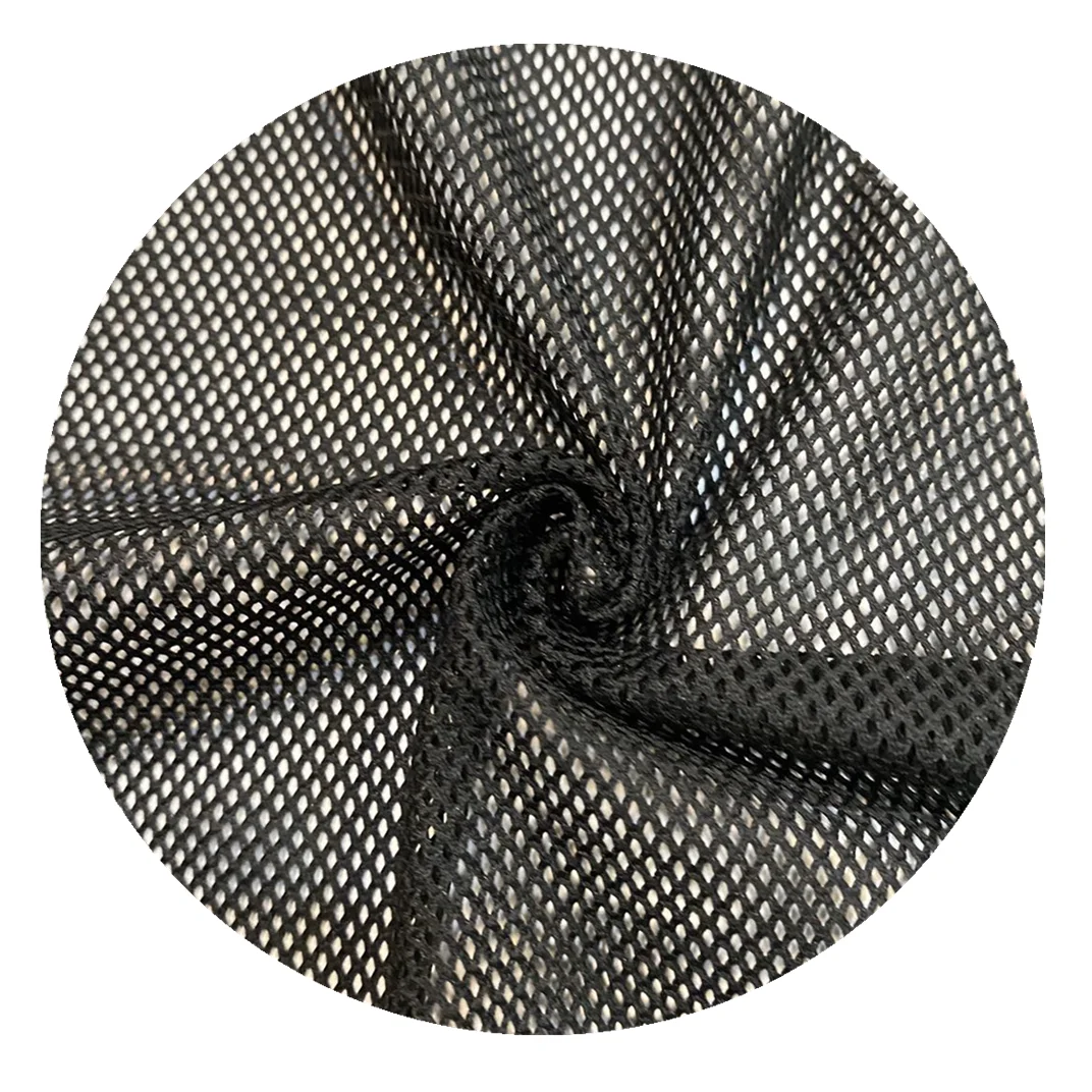 Переработанная сетчатая Трикотажная Ткань, 100% полиэстер, переработанная ткань для тканевой подкладки