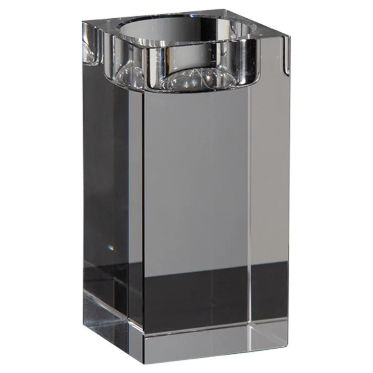 
Wholesale wedding small pillar crystal candle holders 