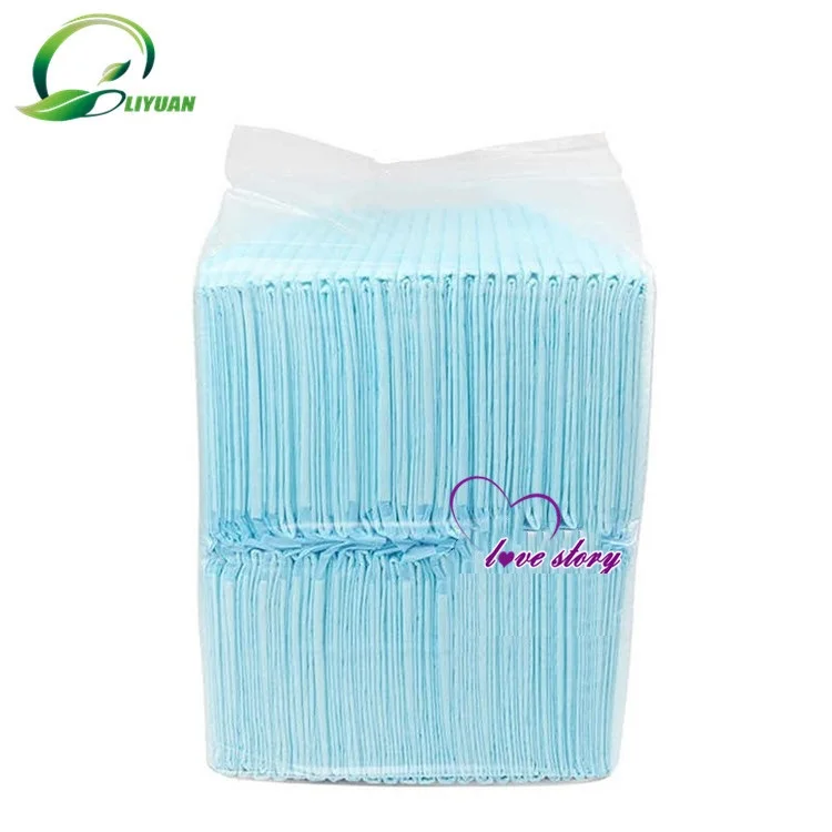 
Wholesalers Disposable Good Quality Dog Pad Absorbent Blue Puppy Pee Pad with strong absorption 