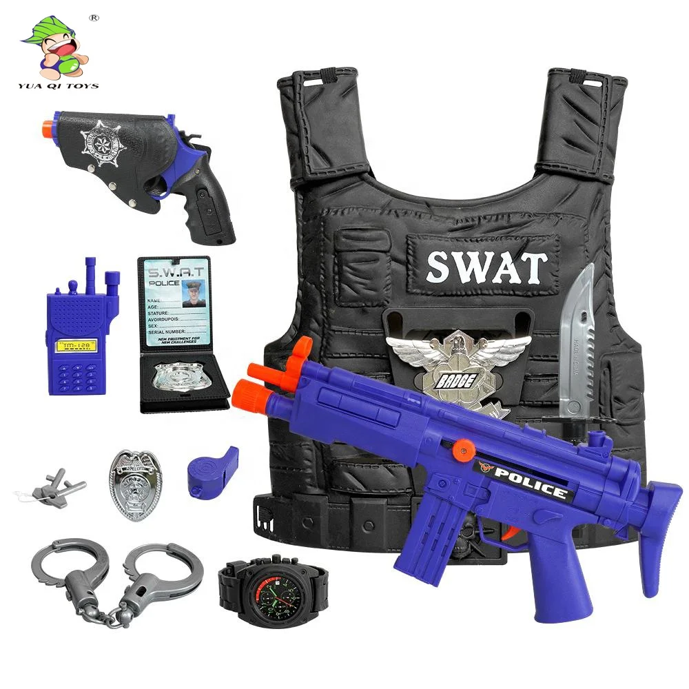YQ Educational Police Toy Set Role Playing Game Toy Police Play Set For Kids