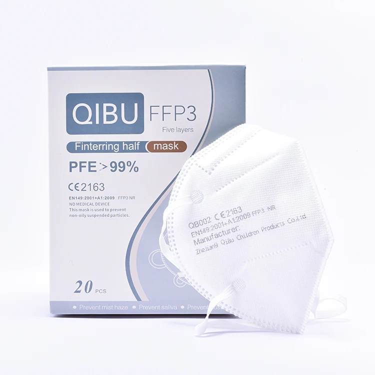 
QIBU Higth Quality Ffp3 Mask Face Five Layers Ffp3 Meltblown 