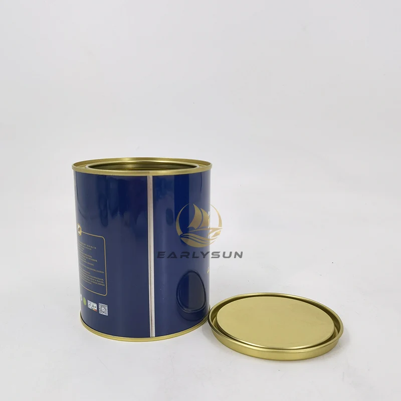 Metal Round Paint Can With Lever Lid Tin Can Manufacturer Wholesale