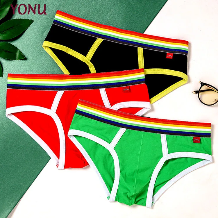 Good Quality European And American Male Cotton Underwear Comfortable Breathable Panties Low Waist Briefs For Men