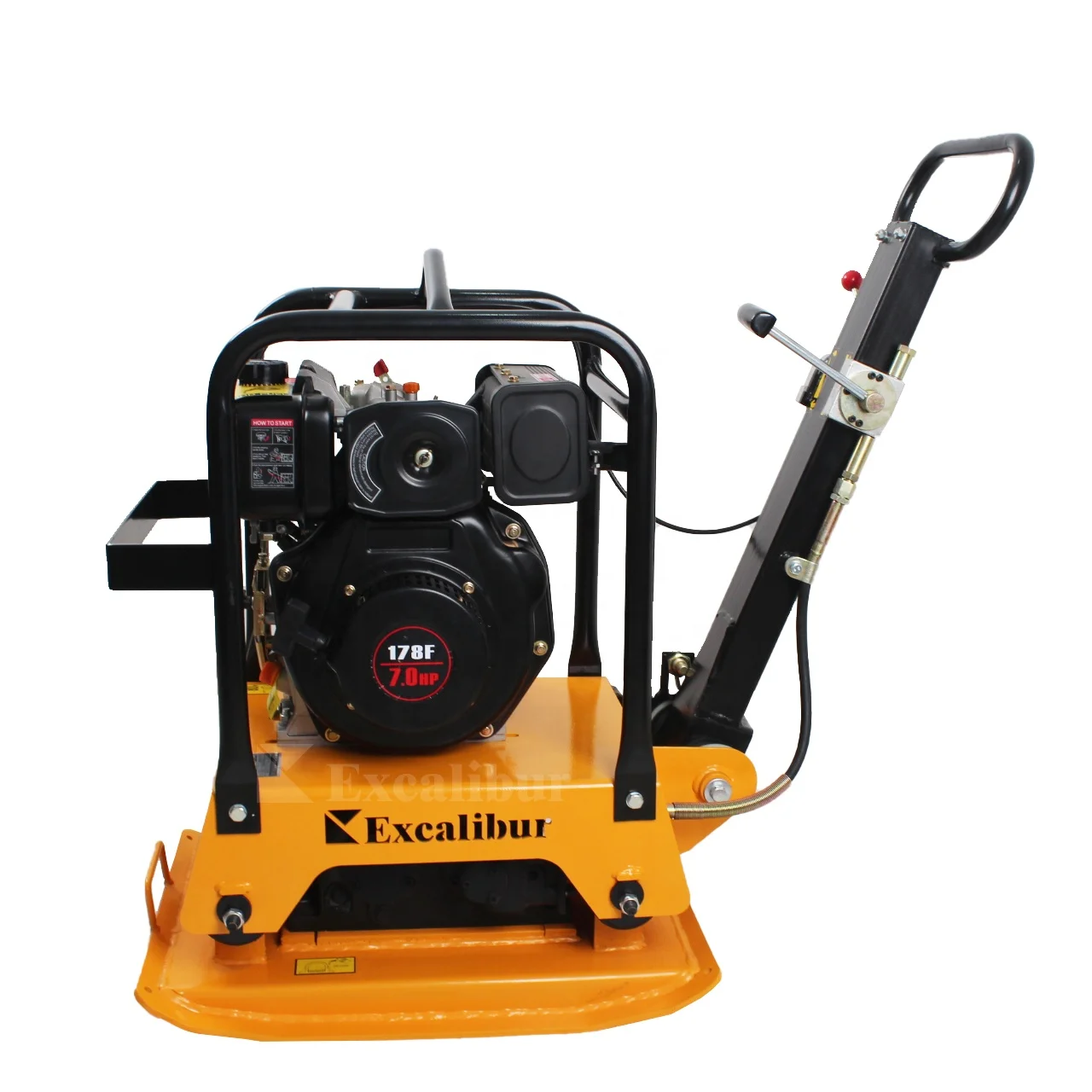 Excalibur 160 кг плотный Реверсивный уплотнитель с 6 лошадиных сил бензиновый двигатель пластинчатый