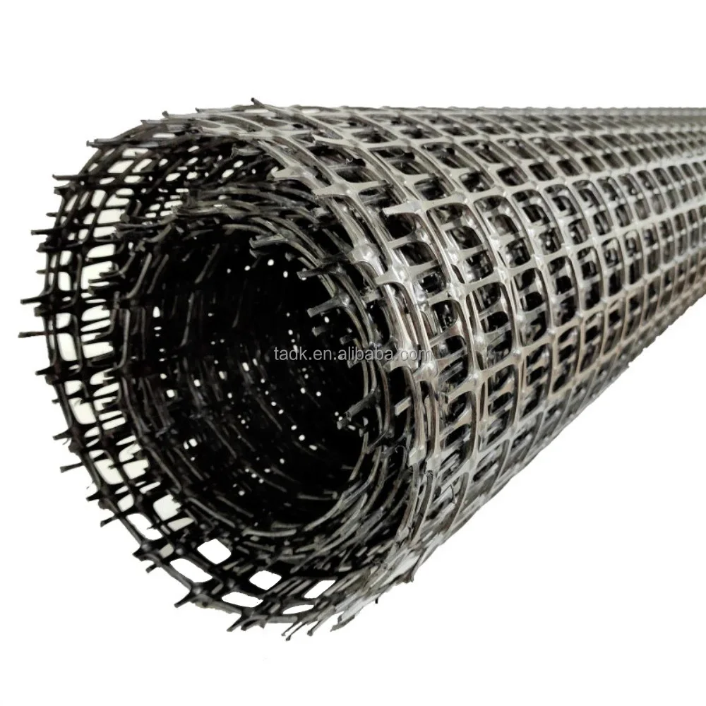 Высокая прочность на растяжение PP Geogrid заказ сетка szie для строительства дорог терминала