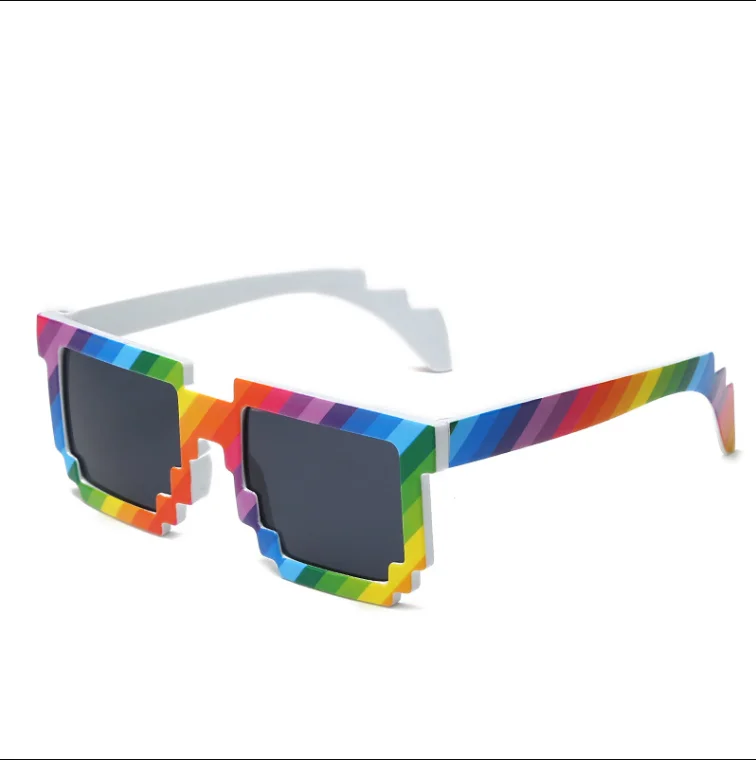Rainbow thug life party sunglasses