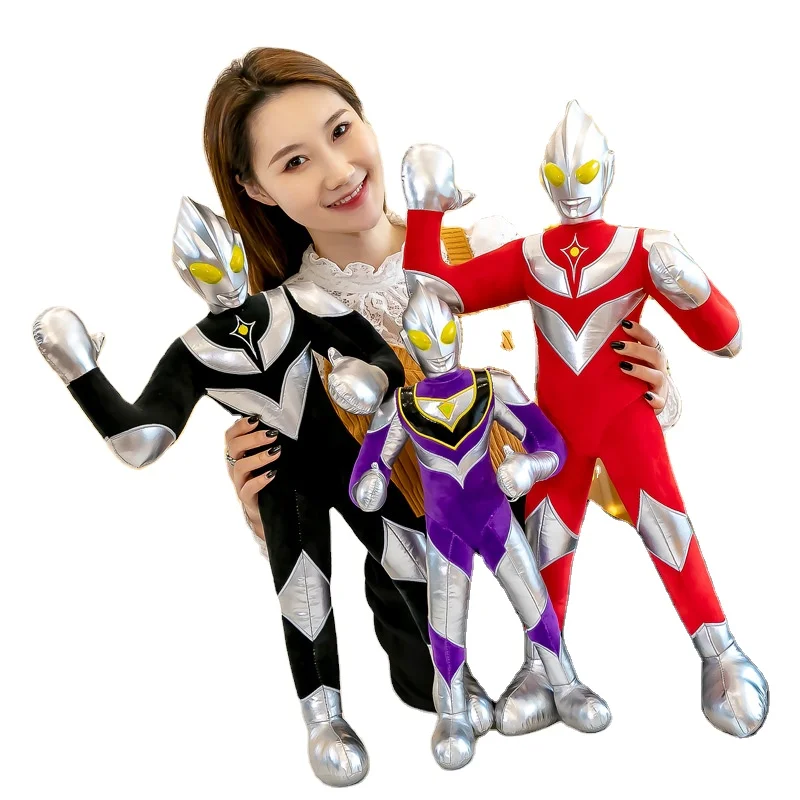 Плюшевая игрушка Ultraman плюшевая кукла Altman суперчеловеческие плюшевые игрушки оптовая продажа мультяшных кукол супергероев для детей