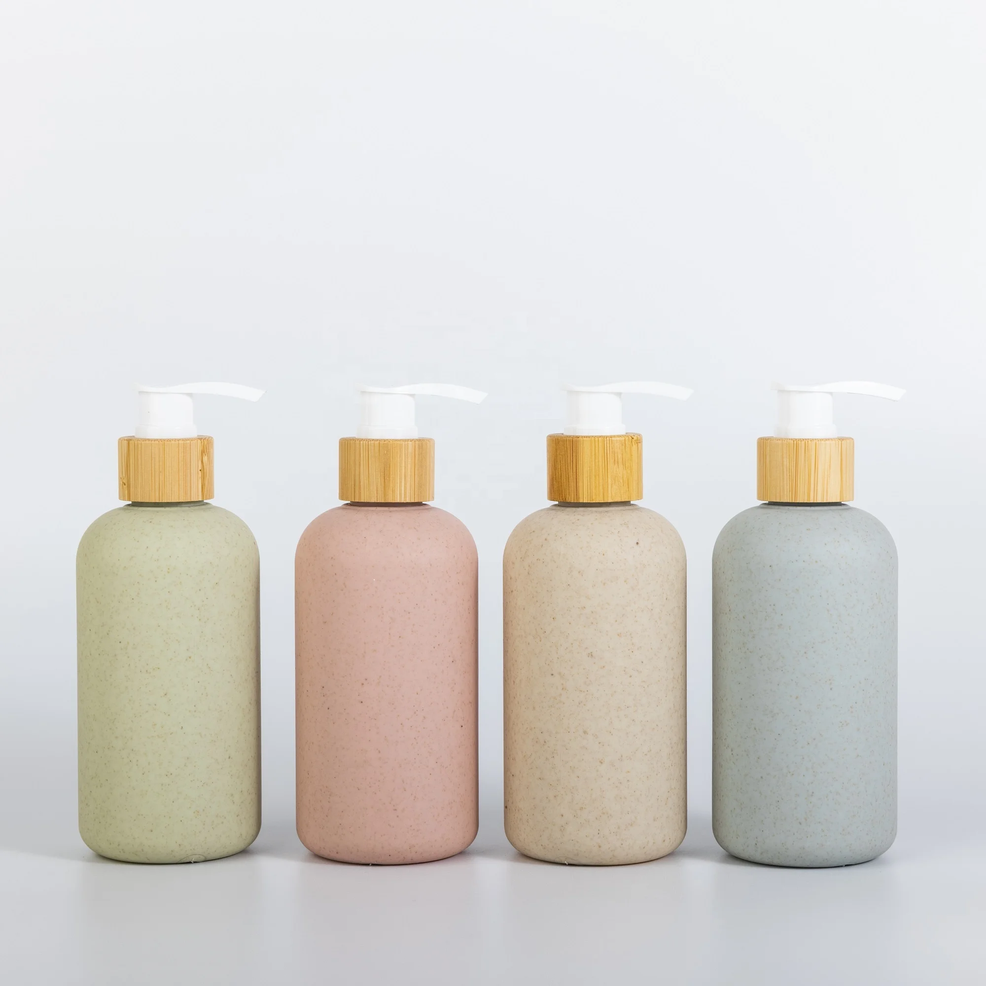 Hot Sale Environmental Biodegradable Wheat Straw Cosmetic Plastic Pla Bottle