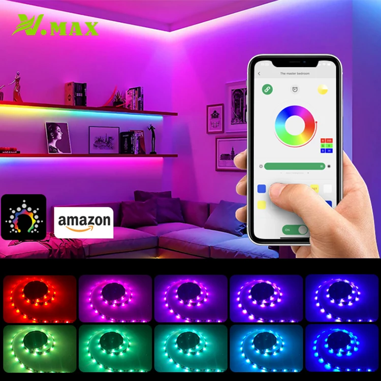 Vmax Usb-лампы Rgb Cob светодиодные ленты для автомобиля Гибкая светодиодная теплая полоса освещения