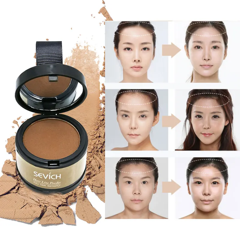 Sevich Professional Hair Loss Concealer Powder Hair Building Fibers Waterproof Hairline Shadow Powder