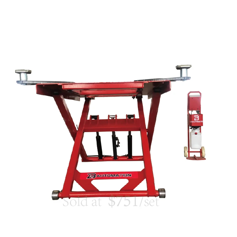 CE approved 4 post car lift customized hydraulic garage car lifter parking elevator car lifter portable