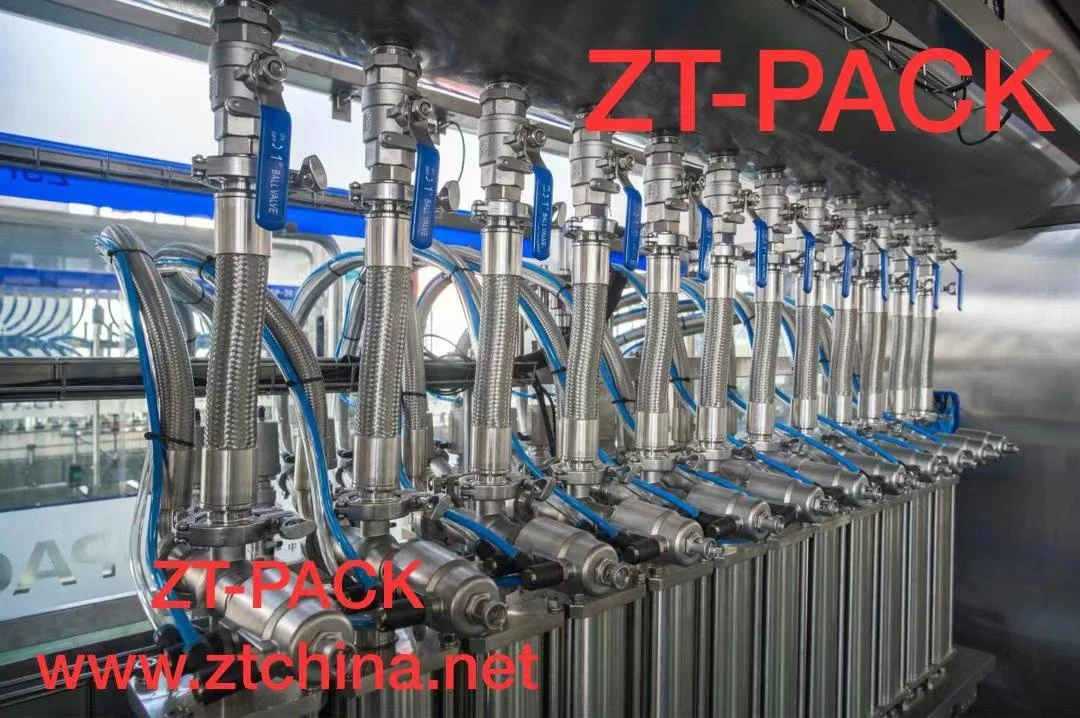 ZT-PACK cbd filler full automatic 6 - 16 heads engine full automatic oil filling machine